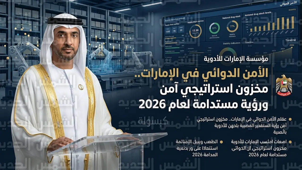 سعيد بن مبارك الهاجري: استقرار القطاع الدوائي وجاهزية المخزون الاستراتيجي لما بعد 2026